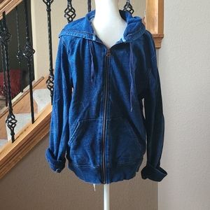 1969 MEN'S Indigo zip hoodie Medium